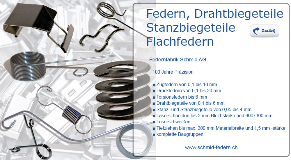 Druckfedern  Federnfabrik Schmid AG